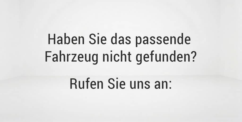 Auto nicht gefunden